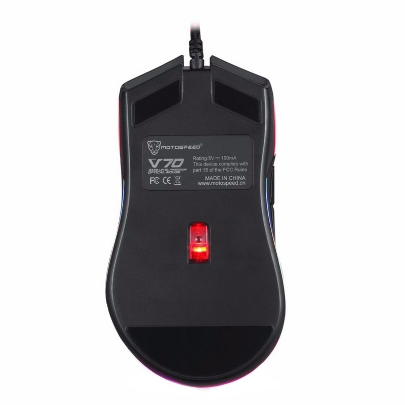 Rato Gaming Motospeed V70 - 7 botões, cor LED RGB configurável, 12000 DPI - Item4