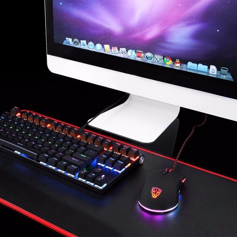 Rato Gaming Motospeed V70 - 7 botões, cor LED RGB configurável, 12000 DPI - Item5