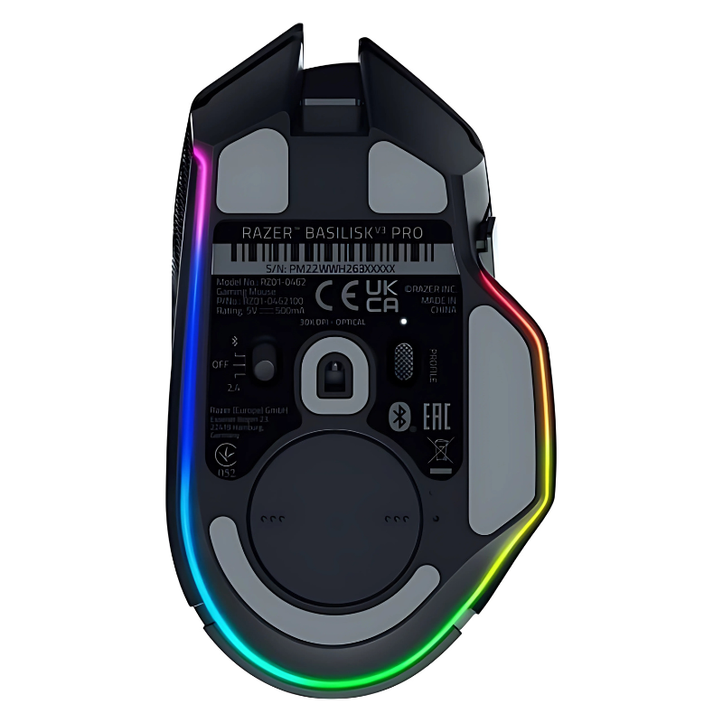 Razer Basilisk V3 Pro USB Bluetooth RGB 30000 DPI Noir - Souris Gaming - Ítem4