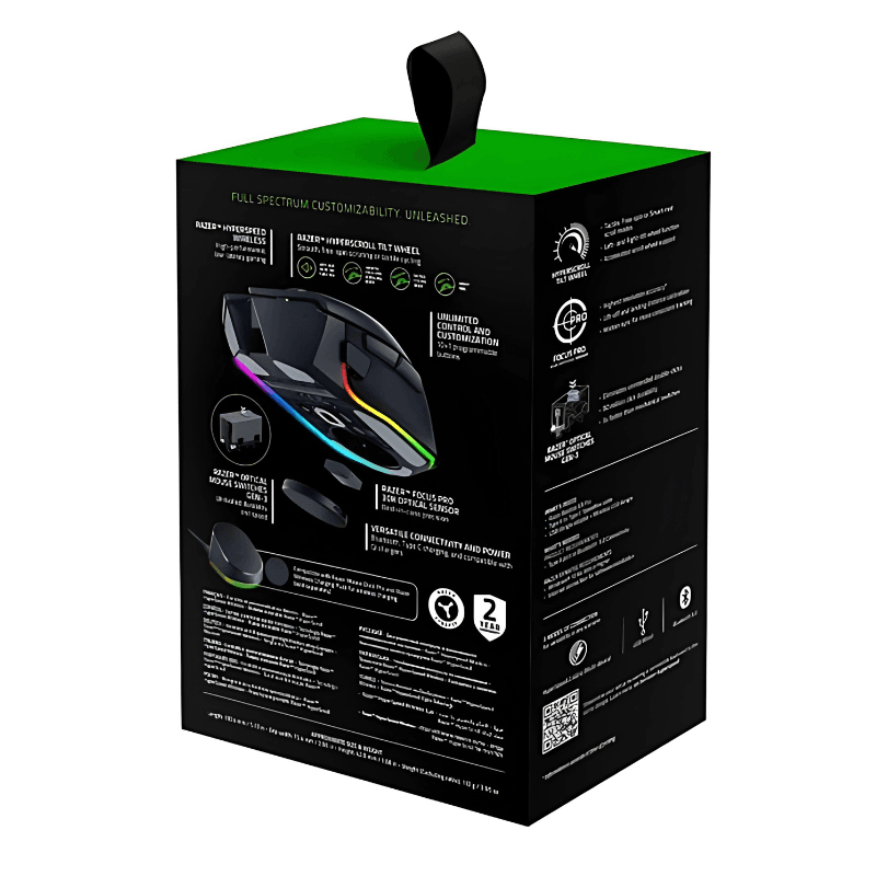 Razer Basilisk V3 Pro USB Bluetooth RGB 30000 DPI Noir - Souris Gaming - Ítem6