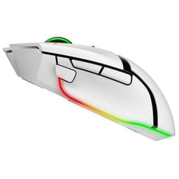 Razer Basilisk V3 Pro USB Bluetooth RGB Branco - Mouse para jogos - 30000 DPI Lado esquerdo