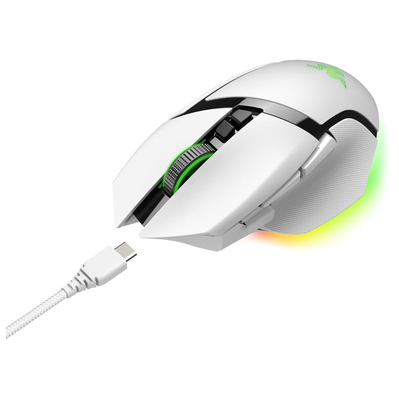 Razer Basilisk V3 Pro USB Bluetooth RGB Blanco - Ratón Gaming - 30000 DPI - Ítem3