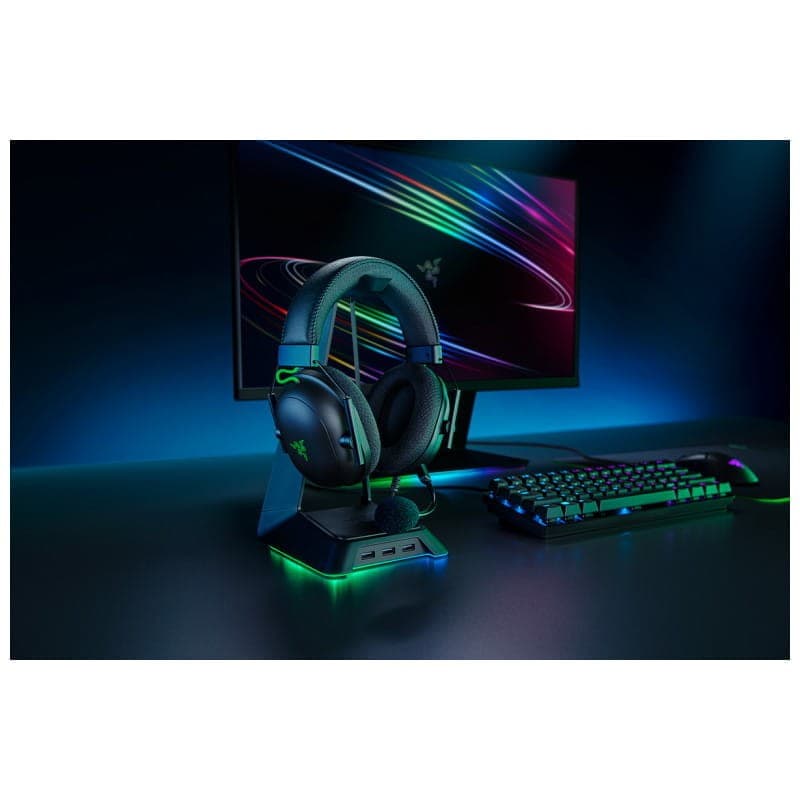 Razer Blackshark V2 Noir - Casque Gaming,  Coussinets à mémoire Flowknit
