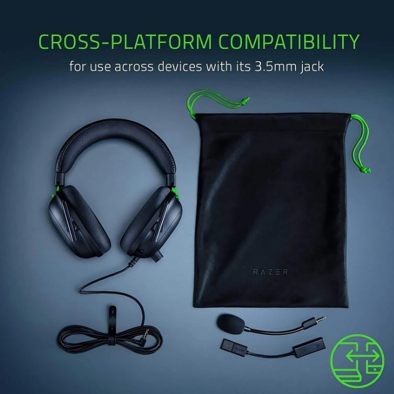 Razer Blackshark V2 Preto - Auscultadores Gaming - Item1