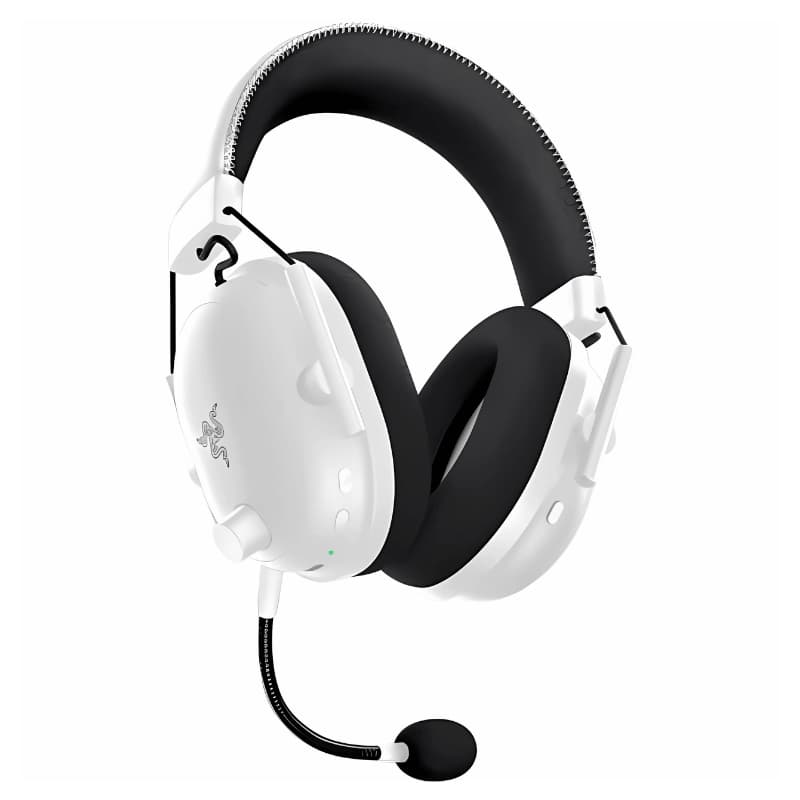 Perspectiva de los Auriculares Razer Blackshark V2 Pro Bluetooth Sonido 7.1 Blanco