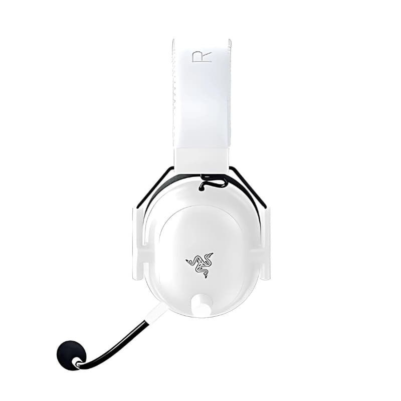 Perfil de los Auriculares Razer Blackshark V2 Pro Bluetooth Sonido 7.1 Blanco