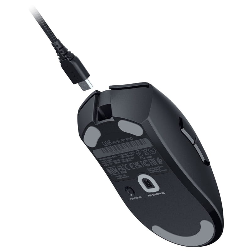 Razer DeathAdder V3 Pro USB Negro - Ratón Gaming - 30000 DPI - Ítem4