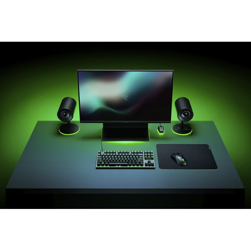 Razer Gigantus V2 Medium 360x275 mm Preto, Verde - Tapete de rato - Item1