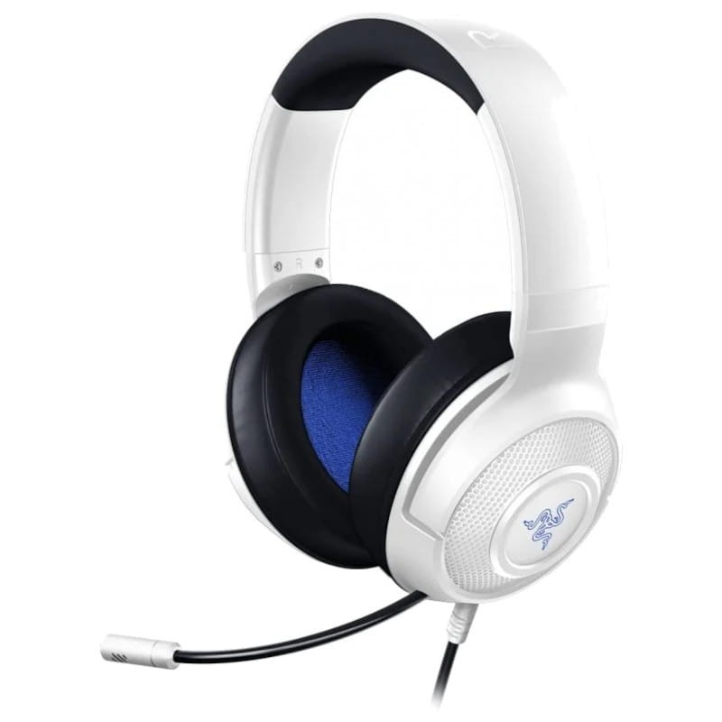 Razer Kraken X en blanc, le casque gaming pour PS avec un son puissant et  un microphone cardioïde