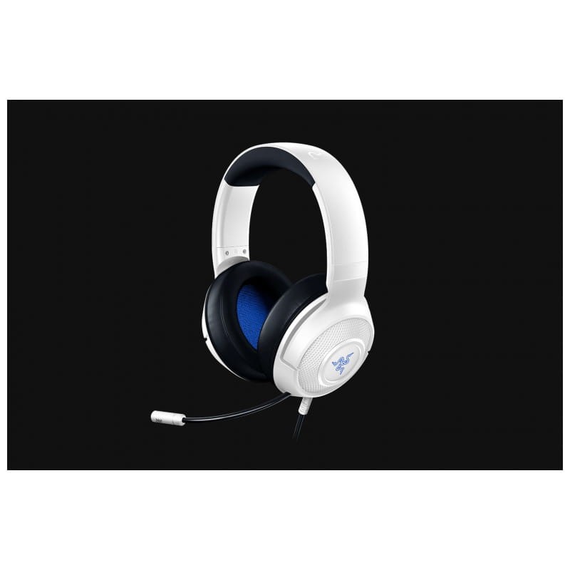 Razer Kraken X en blanc, le casque gaming pour PS avec un son