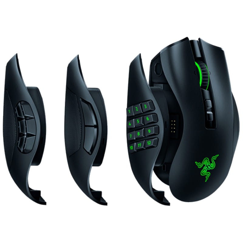 Razer Naga Pro Bluetooth Iluminación Negro - Ratón Gaming - 20000 DPI - Ítem3