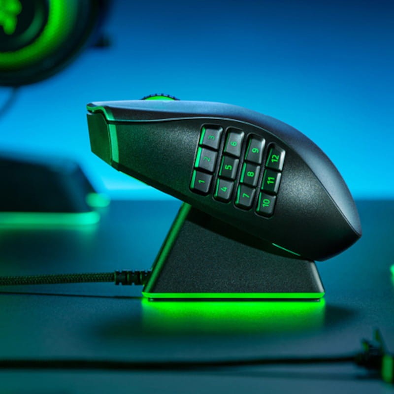 Razer Naga Pro Bluetooth Lighting Preto - Mouse para jogos - 20.000 DPI - Item6