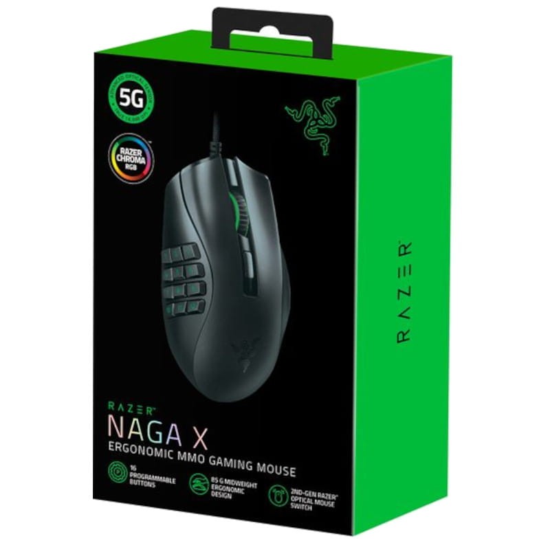 Ratón Gaming Razer Naga X Negro - 18000 DPI - Ítem5