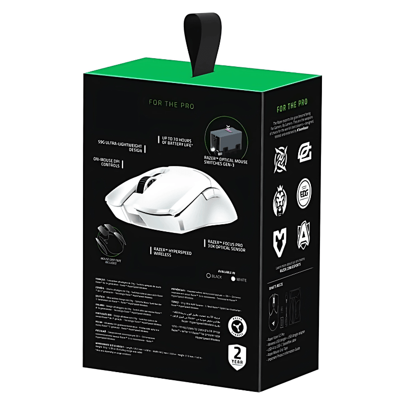 Razer Viper V2 Pro USB 30000 DPI Blanc - Souris Gaming - Ítem8