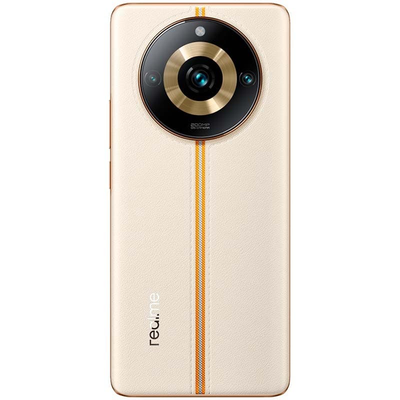 vista de trás do telemóvel Realme 11 Pro+ 5G 12GB/512GB Bege