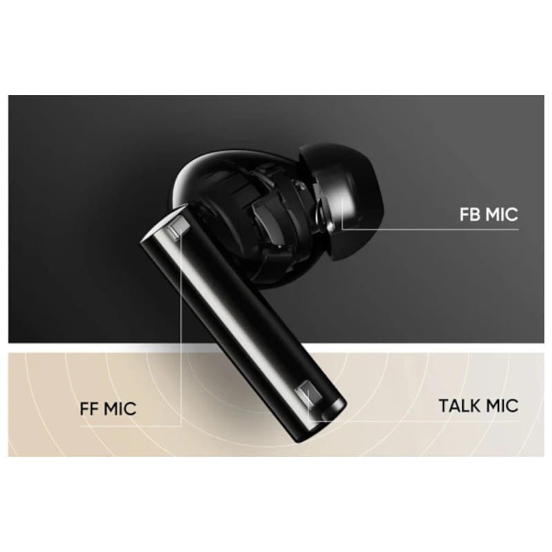 Realme Buds Air 5 Pro - Negro - Cancelación de sonido ANC