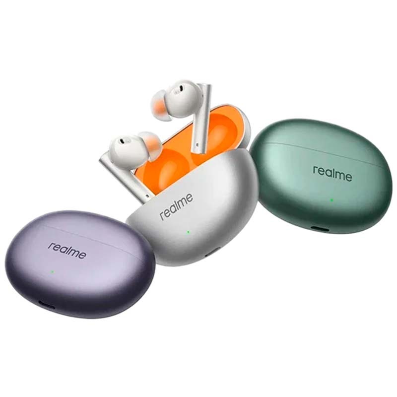 Auriculares Sem Fio Realme Buds Air 6 Laranja - Item5