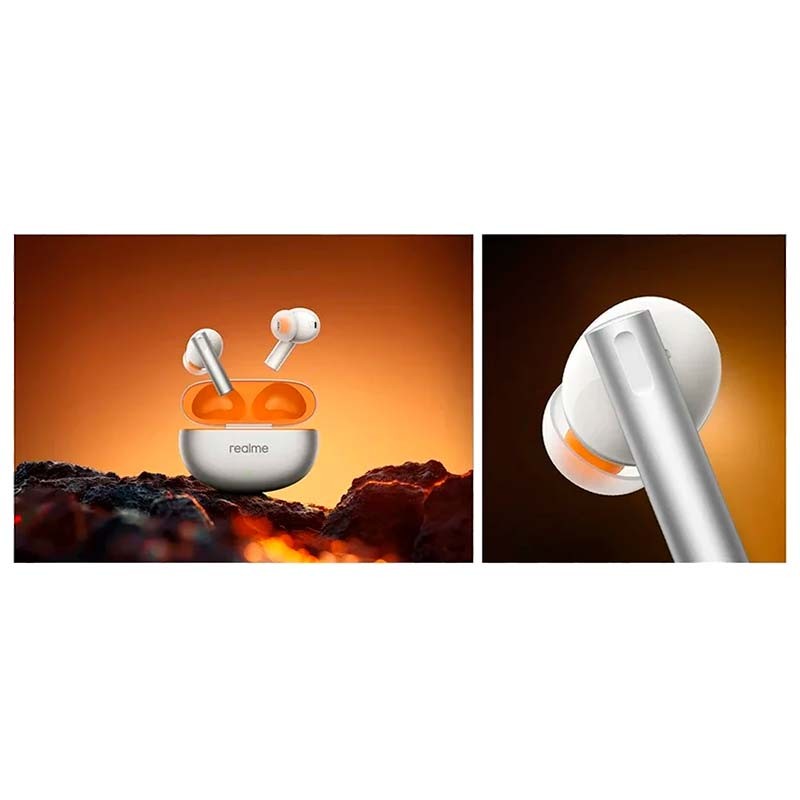 Auriculares Sem Fio Realme Buds Air 6 Laranja - Item4