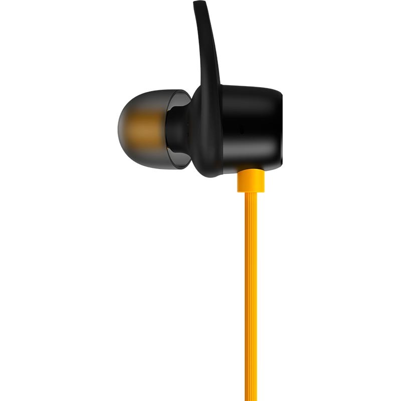 realme yellow earphones