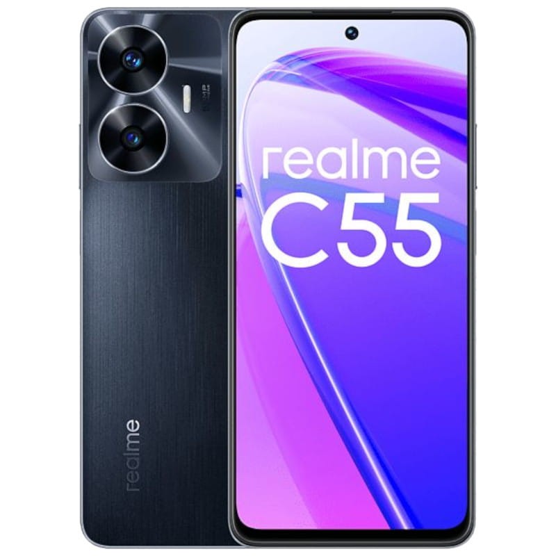 Realme C55 - Noir - Capacité de 256Go - Double caméra