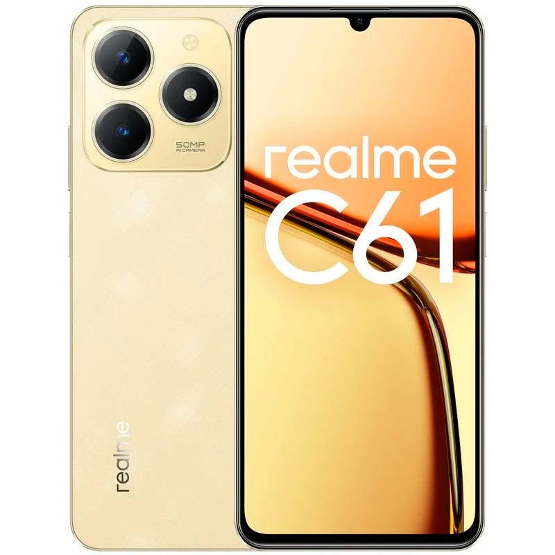 Telemóvel Realme C61 4G 6GB/128GB Dourado - Item