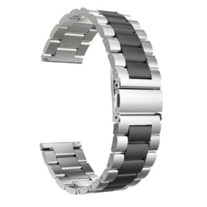 Bracelet de remplacement 20mm universal pour smartwatch Métal Maillons Dual