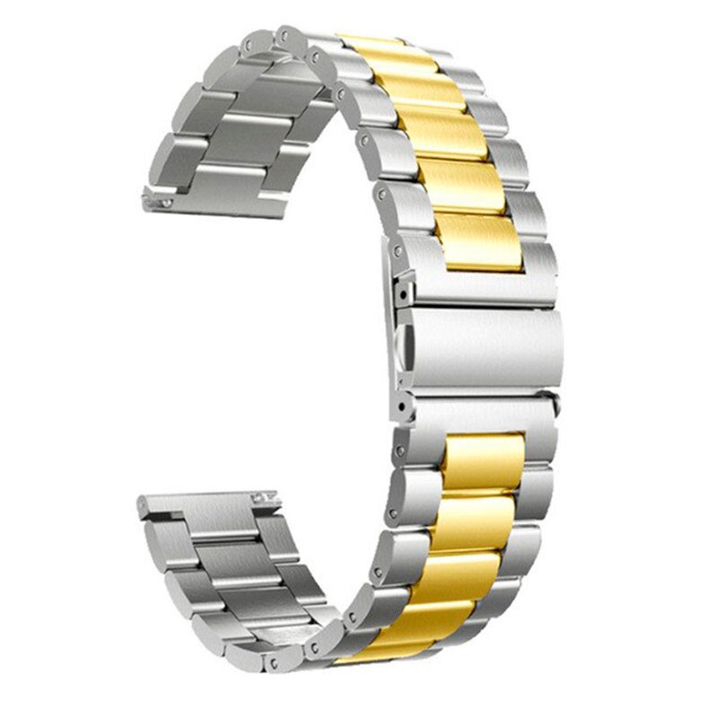Bracelet de remplacement 20mm universal pour smartwatch Métal Maillons Dual
