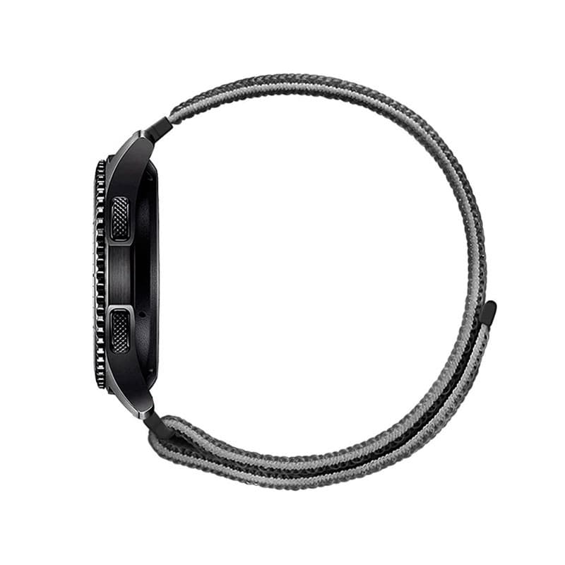 vue latérale du Bracelet de remplacement en Nylon 22mm Universal