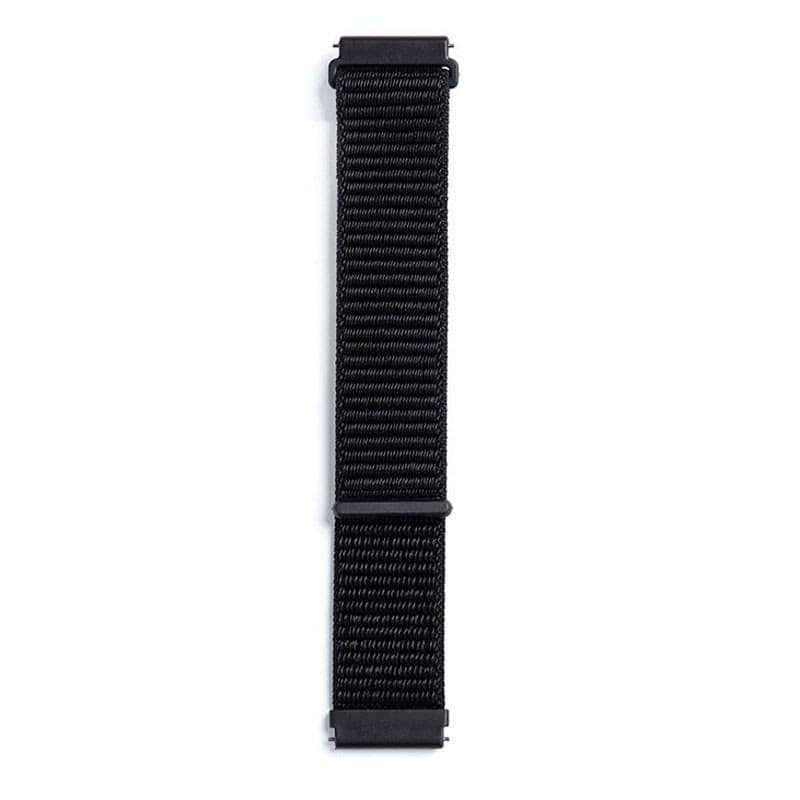 Bracelet de remplacement en Nylon 22mm Universal en couleur noir