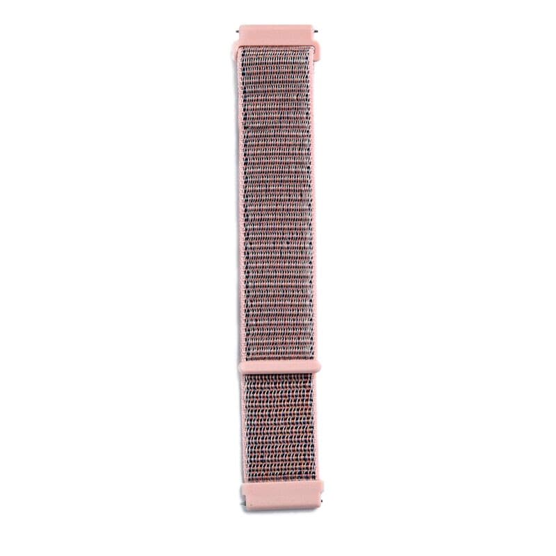 Bracelet de remplacement en Nylon 22mm Universal en couleur rose