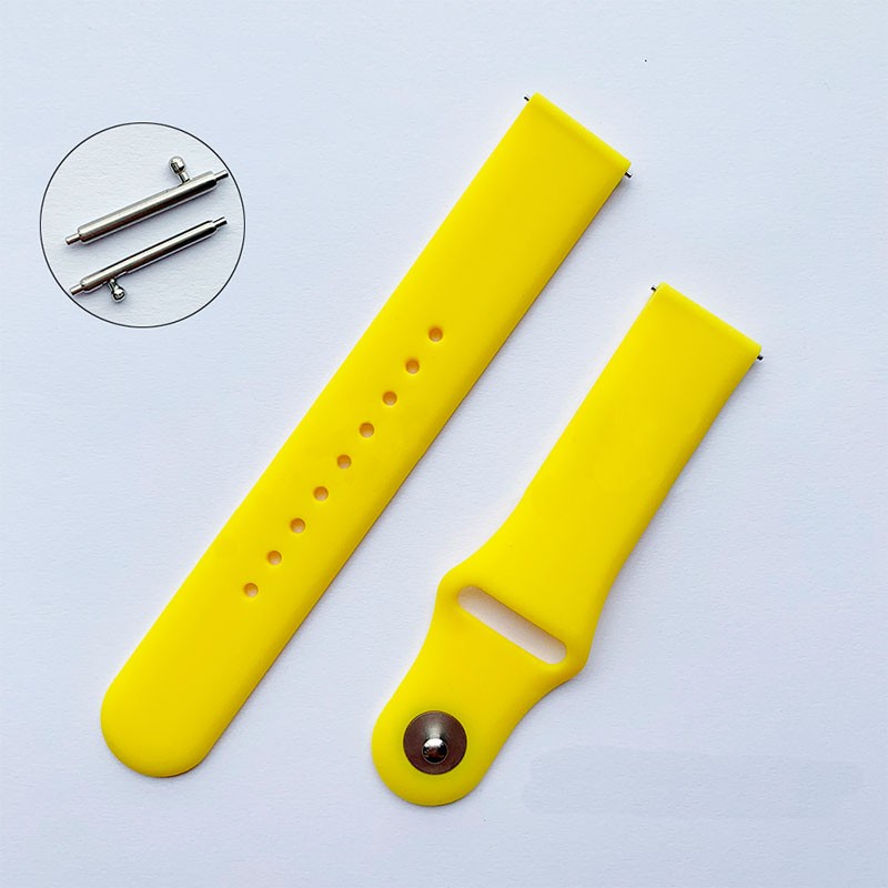 Pulseira de substituição Elegance Silicone 20mm Universal - Item9