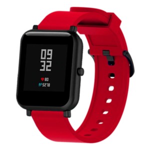 Bracelet Universel Silicone Gum 20mm pour Smartwatch Xiaomi/Amazfit/Samsung/Huawei/Realme/Ticwatch