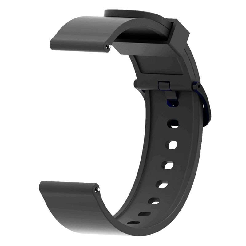 Correa Silicona Negro Smartwatch 22MM - Tricubo