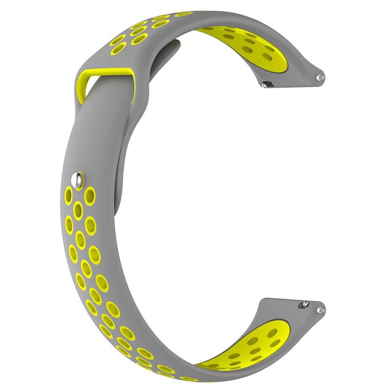 Bracelet Universel Sport Silicone 20mm pour Smartwatch Xiaomi/Amazfit/Samsung/Huawei/Realme/Ticwatch - Ítem13