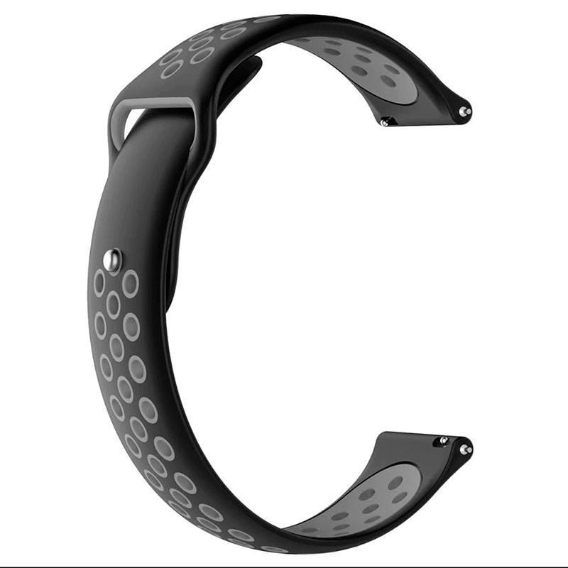 Bracelet Universel Sport Silicone 20mm pour Smartwatch Xiaomi/Amazfit/Samsung/Huawei/Realme/Ticwatch - Ítem6