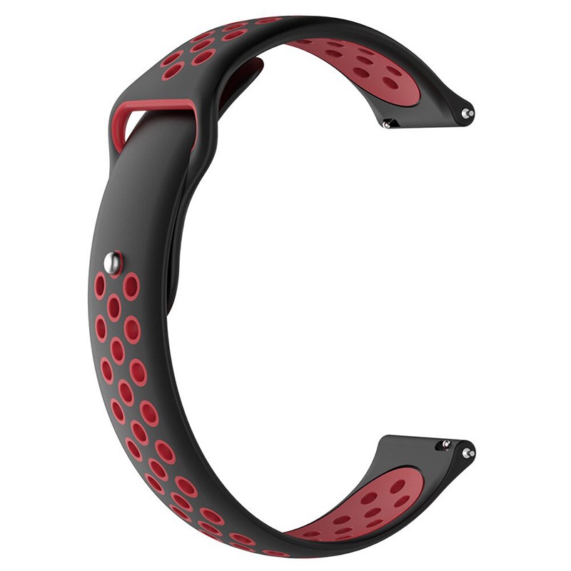 Bracelet Universel Sport Silicone 20mm pour Smartwatch Xiaomi/Amazfit/Samsung/Huawei/Realme/Ticwatch - Ítem11