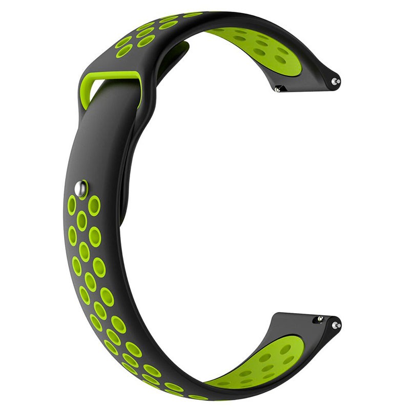 Bracelet Universel Sport Silicone 20mm pour Smartwatch Xiaomi/Amazfit/Samsung/Huawei/Realme/Ticwatch - Ítem10