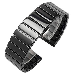 22mm universal ceramic wrist strap for smartwatch