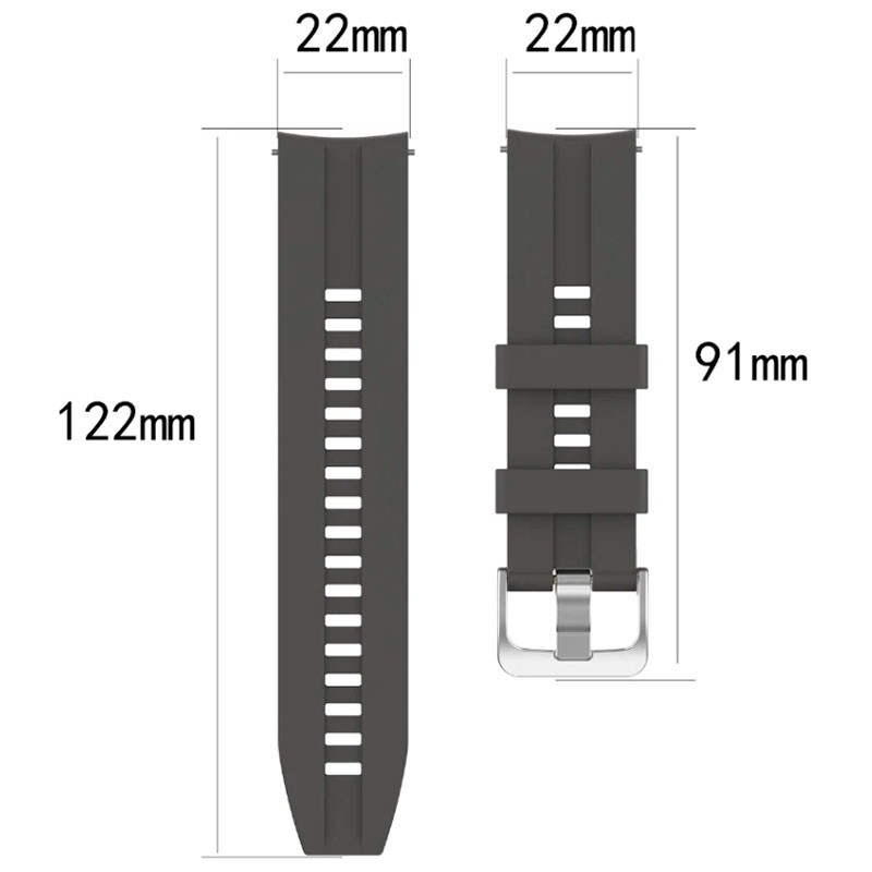 Bracelet de remplacement en silicone 22 mm - Ítem12