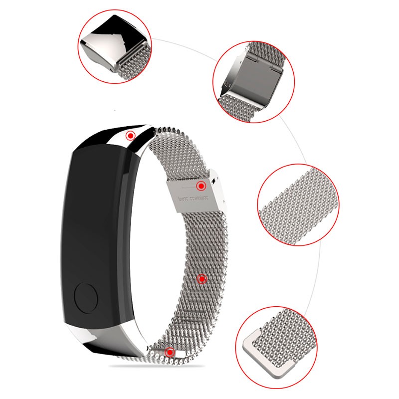 Bracelet milanais en métal Huawei Honor Band 4 / Honor Band 5 - Ítem10