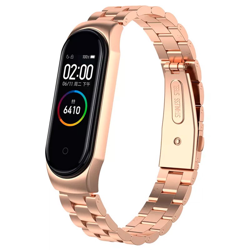 Pulseira de substituição com design de elos de metal para Xiaomi Mi Band 4 - Item4