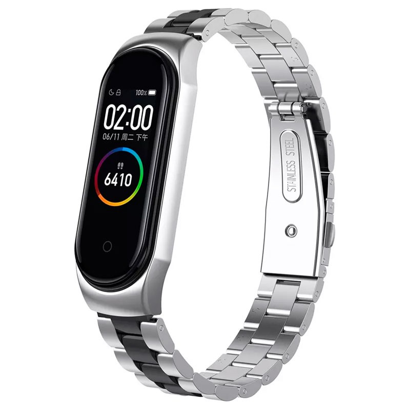 Correa de recambio con diseño de eslabones Dual Color para Xiaomi Mi Band 4 - Ítem