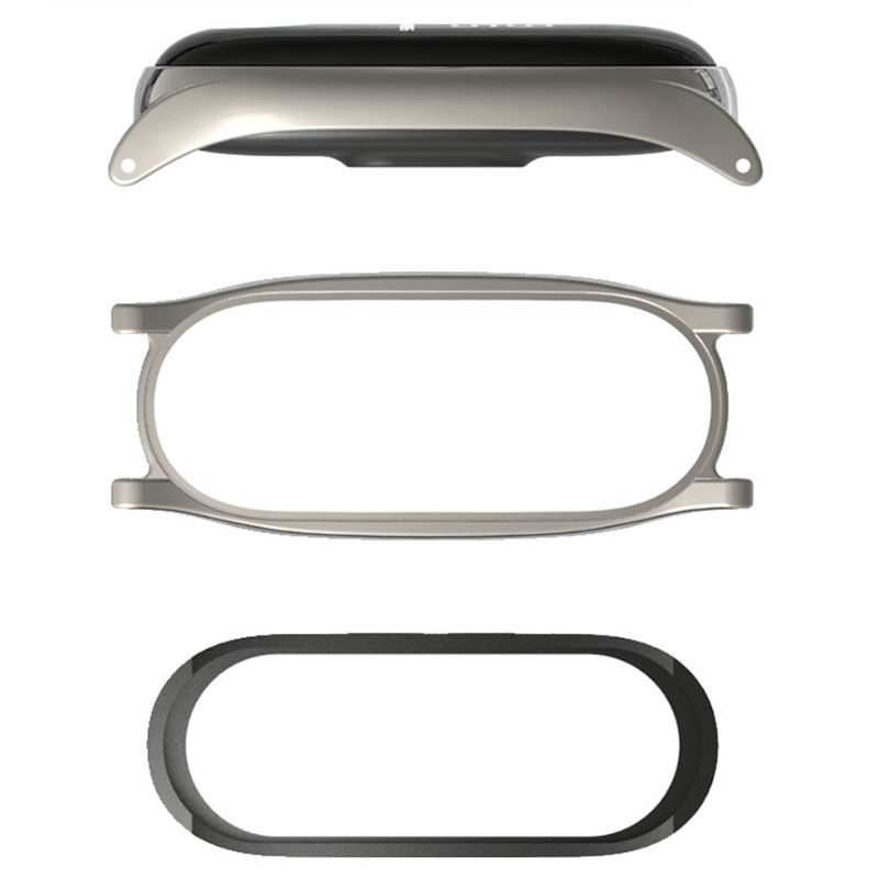 Pulseira de substituição com design de elos de metal Dual Color para Xiaomi Mi Band 4 - Item5