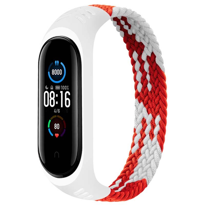 Correa TPU Dual Color de recambio para Xiaomi Mi Band 5, Mi Band 6 y Amazfit Band 5 (Talla S) - Ítem1
