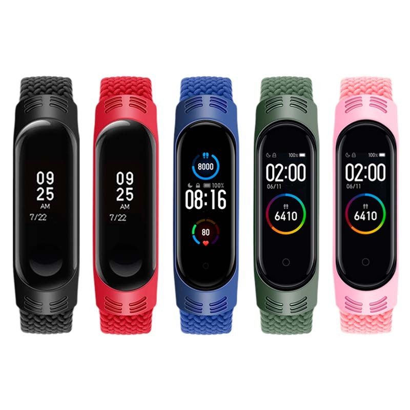 Pulseira TPU Uni Color de substituição para Xiaomi Mi Band 5, Mi Band 6 e Amazfit Band 5 (tamanho L) - Item6