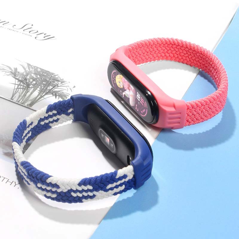 Pulseira TPU Uni Color de substituição para Xiaomi Mi Band 5, Mi Band 6 e Amazfit Band 5 (tamanho L) - Item11