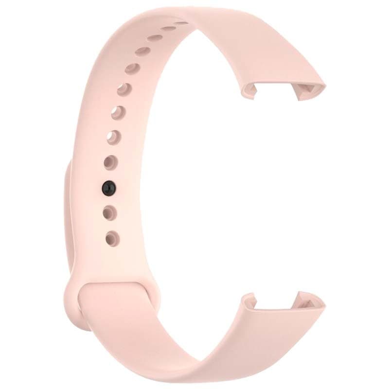 vue avant du Bracelet de remplacement Xiaomi Redmi Band Pro Silicone Rose