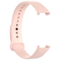 vue avant du Bracelet de remplacement Xiaomi Redmi Band Pro Silicone Rose