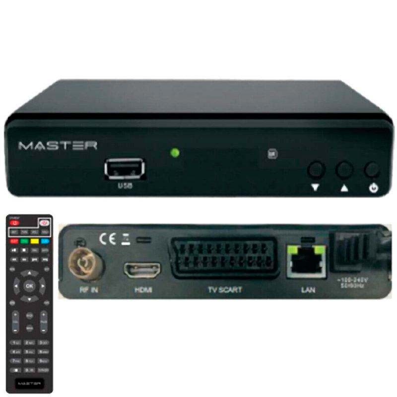 Master ZAP2610-MH - Decodificador TDT - DVB-T2 - HEVC 265 10 bits