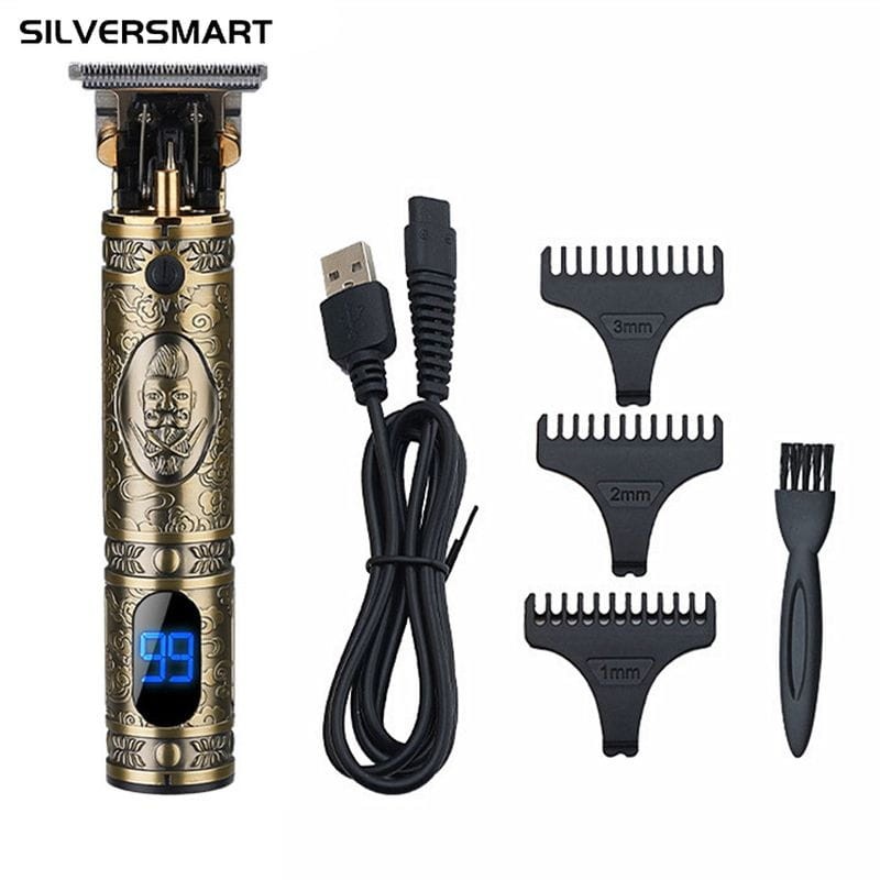 Aparador Profissional Silversmart Barba e Cabelo Gold - Item1